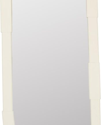 Spejl Zuiver Reverse Asymmetrisk Egetræ Beige Væg-   Gulvspejl 176   61 Cm
