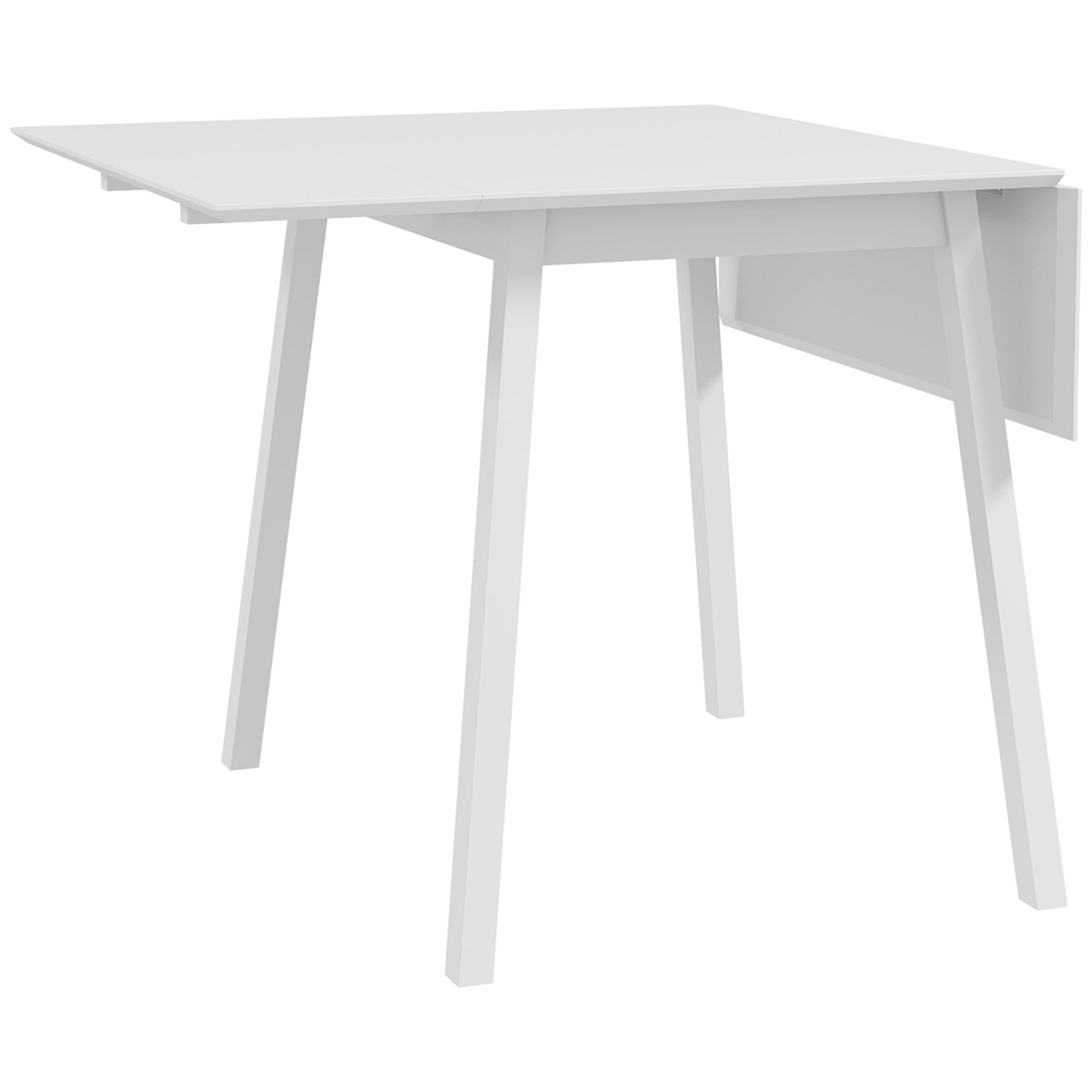 Spisebord  Foldbart Køkkenbord    Foldbare Overflader  110   86   75 Cm  Hvid
