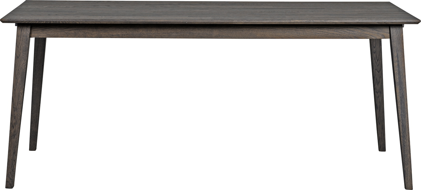 Spisebord Rowico Filippa Massivt Egetræ 180x90 Cm Mørkebrun