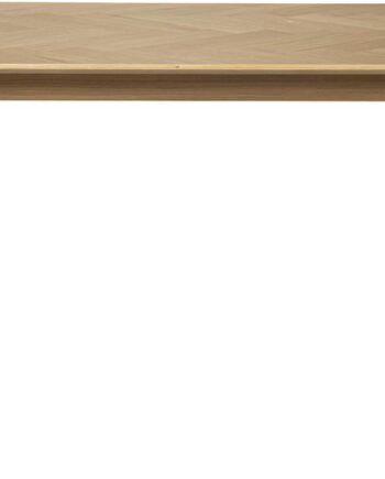 Spisebord Spisestuebord Studio White Fabio Rektangulært Natur Egetræ Finér 160x80x75 Cm