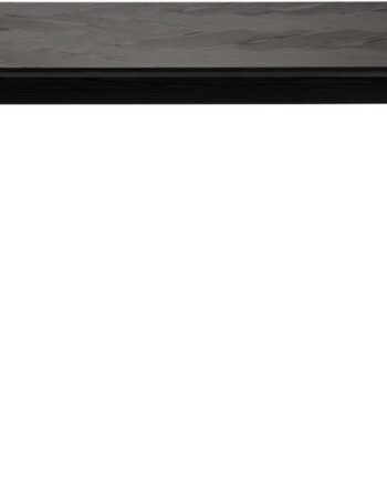 Spisebord Studio White Fabio Sort Egetræsfiner 180x90x75 Cm Moderne Skandinavisk Design