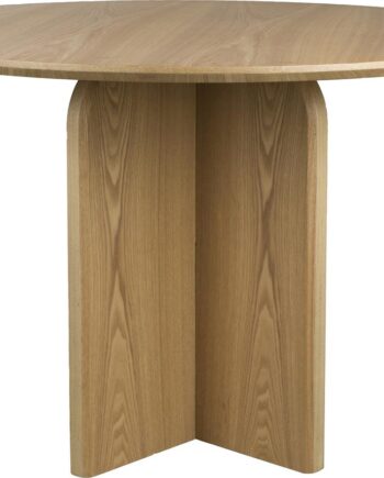 Spisebord Studio White Laurent Rund ø120 Cm Nougat Mdf