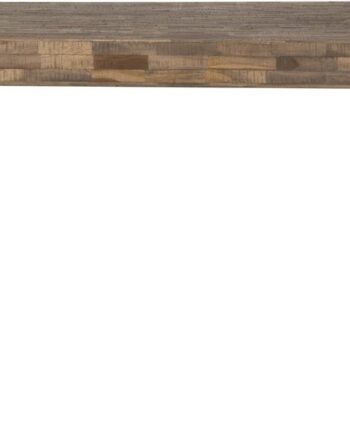 Spisebord Studio White Suri Teaktræ Brungrå 160x78 Cm Metalben