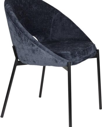 Spisebordsstol Studio White Dando Antracit Polstret Polyester Jernramme Sæt