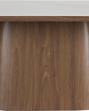 Spisestuebord Studio White Almira Ovalt L180xb90xh77 Cm Mørk Naturfinish