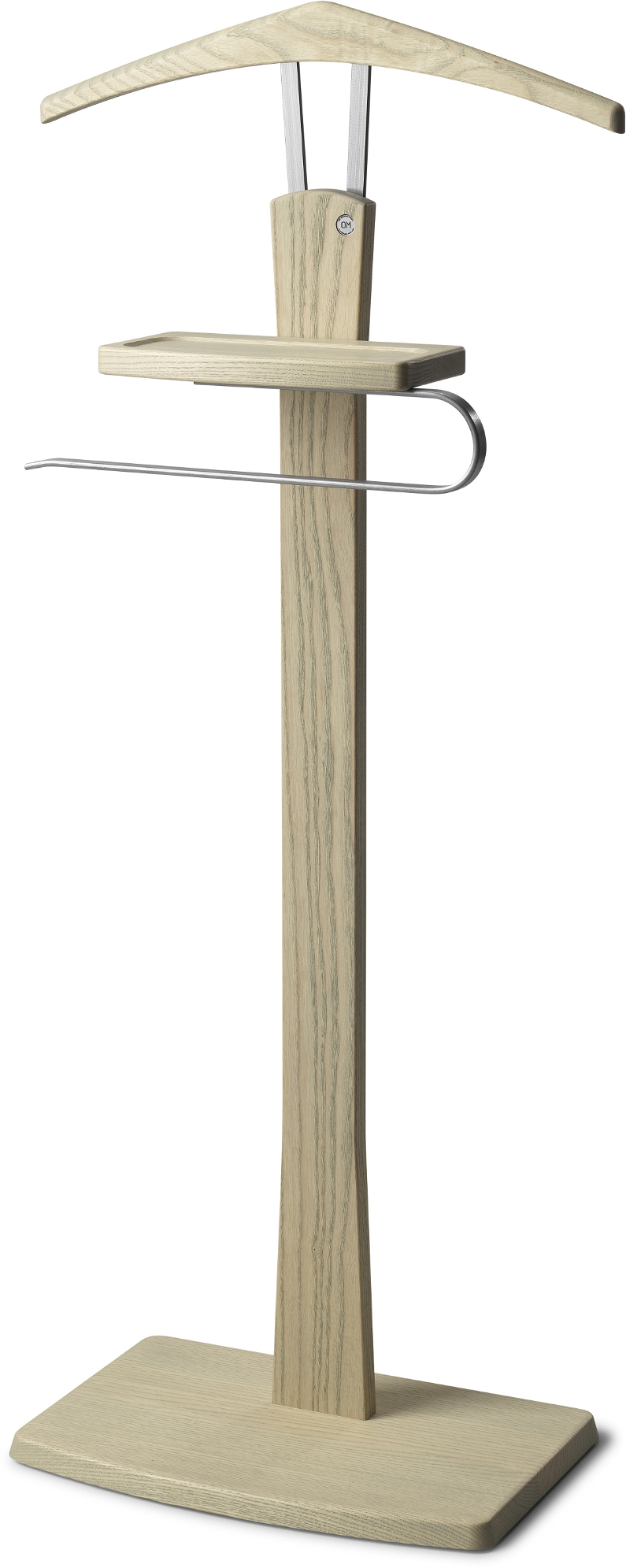Stumtjener Garderobestativ Oscarssons Möbel Zeve Gråolieret Ask Stål 108x40 Cm