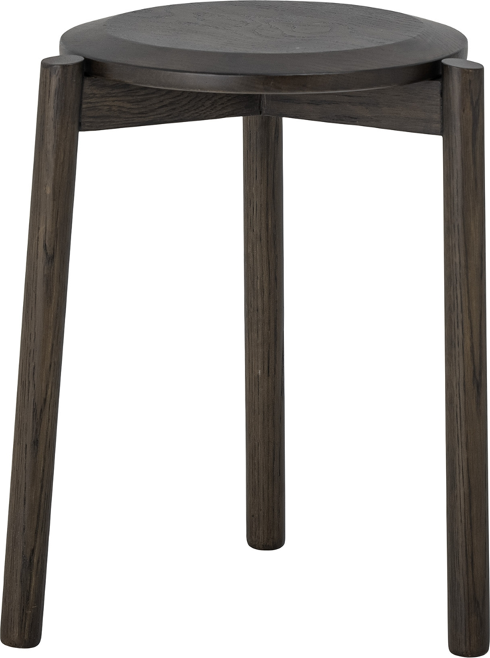 Taburet Bloomingville Gil Skammel   Eg Mdf Med Egfiner ø33ã 45 Cm Brun