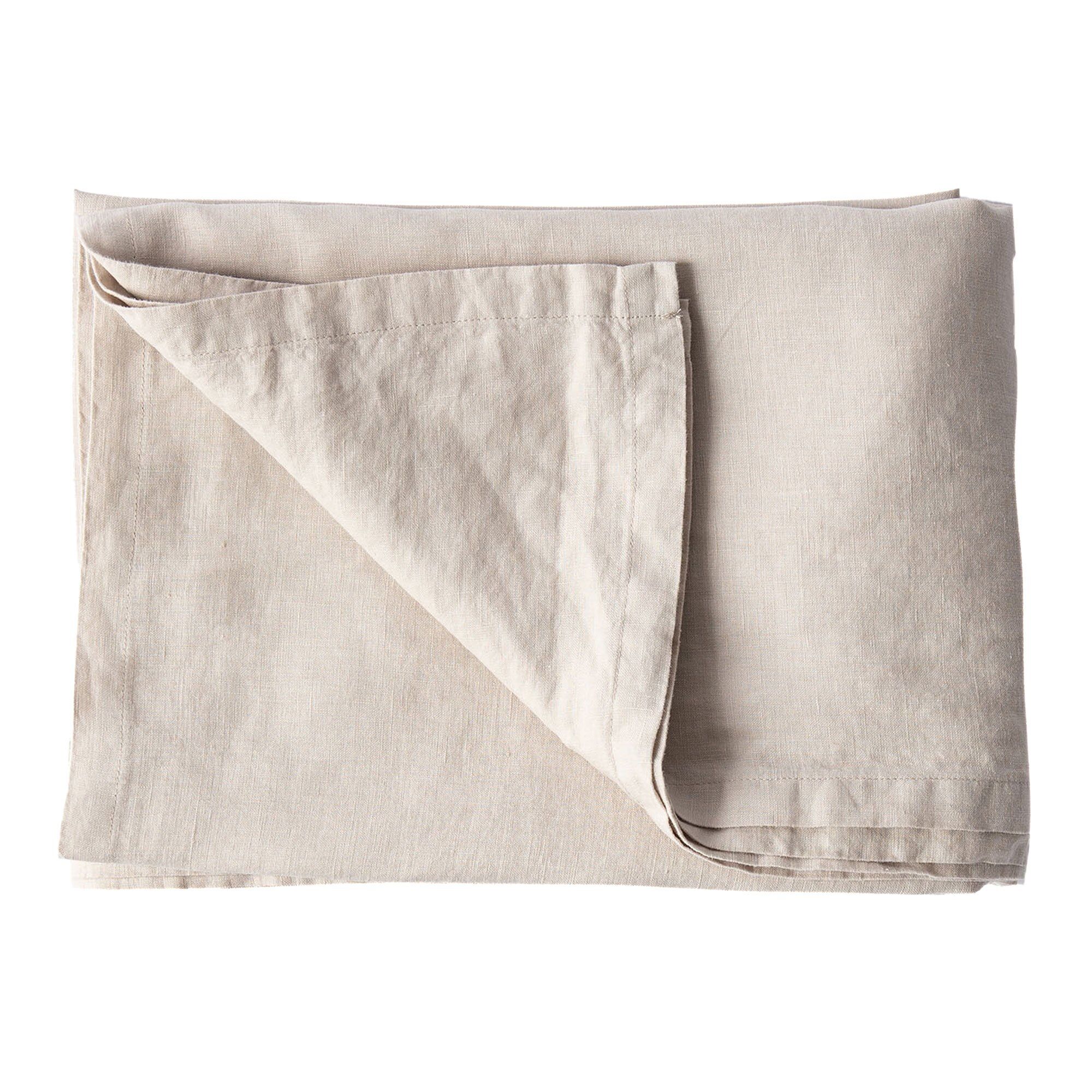Tell Me More Dug   Hør 145   330 Cm  Warm Grey