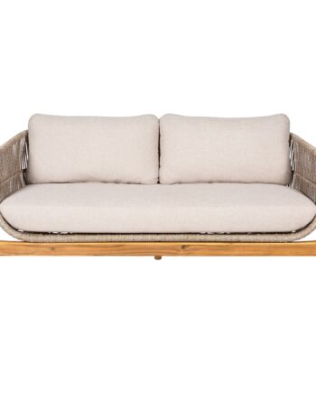 Terracina Loungesofa Loungesofa  Akacie  Beige  Inkl  Hynde