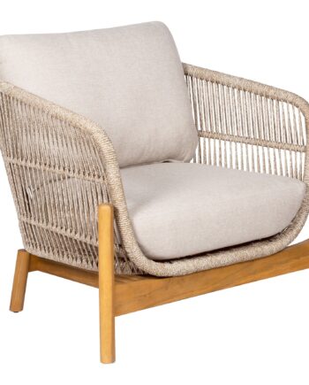 Terracina Loungestol Loungestol  Akacie  Beige  Inkl  Hynde