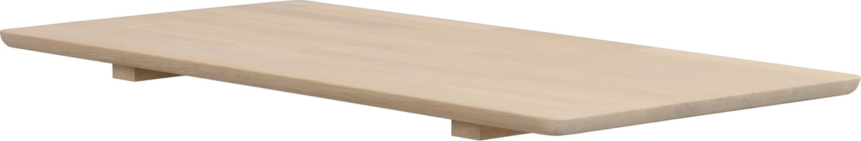 Tillægsplade Rowico Markham Hvidkalket Olieret Massivt Egetræ 90x45x4 Cm Fsc 100