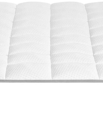Topmadras Kave Home Freya 140   190 Cm Overmadras   Memoryskum Og Akrylfibre Hvid Med Sanitizedâ  Oeko-texâ
