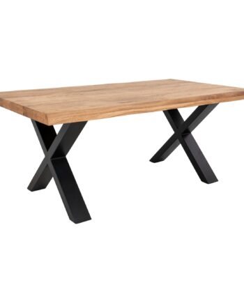 Toulon Sofabord Sofabord Med Bølget Kant  Egetræ  Natur 70x120x50 Cm