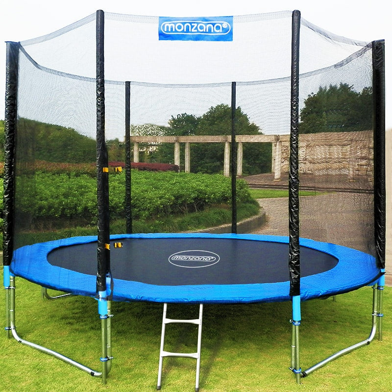 Trampolin   366 Cm Komplet Sæt Inkl  Sikkerhedsnet