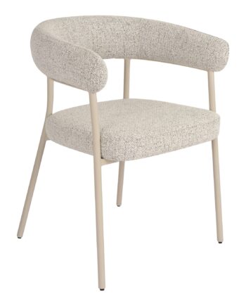 Trivio Spisebordsstol Spisebordsstol  Sand  Grå Ben Hn1284  Sæt Af   Stk