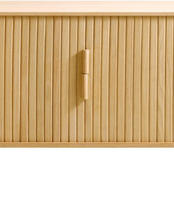 Tv- Og Mediebord Nordique Design Cavo   Naturligt Egetræ 160x40x55   Cm