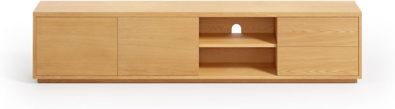 Tv-bord Skænk Kave Home Abilen   Lys Egfinér 200   36   44 Cm