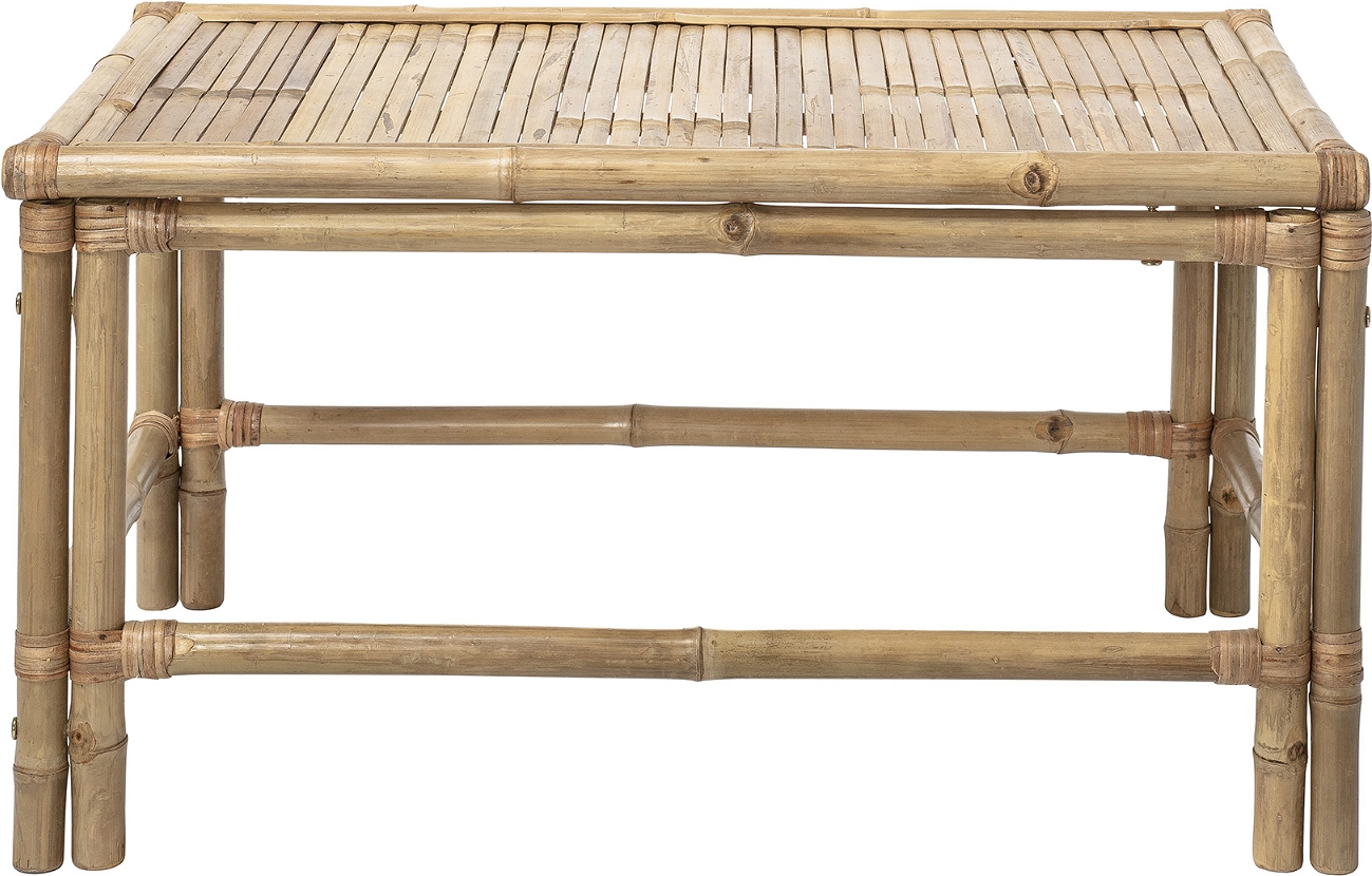 Udendørs Bambus Sofabord Bloomingville Cozy H50   B60   L90 Cm Natur