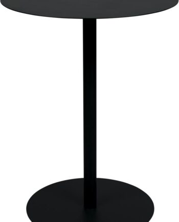 Udendørs Barbord Zuiver Snow ø57   H75 Cm Belagt Stål Antracit Bistrobord Sidebord