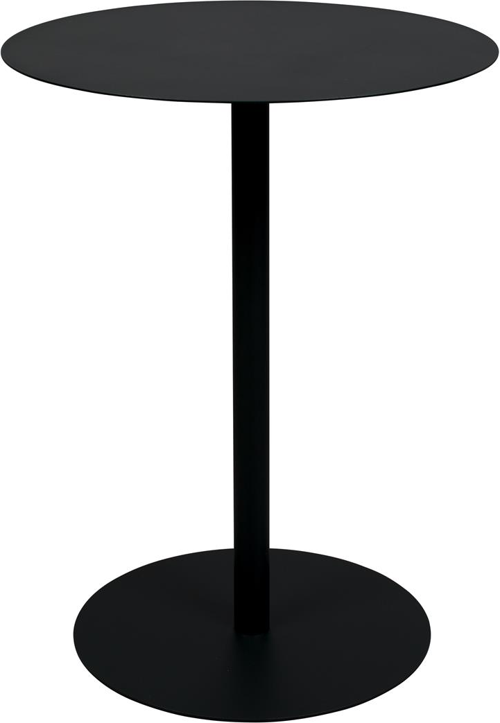 Udendørs Barbord Zuiver Snow ø57 H75 Cm Belagt Stål Antracit Bistrobord Sidebord
