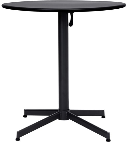 Udendørs Cafébord House Doctor Helo Mat Sort ø70   H72 Cm