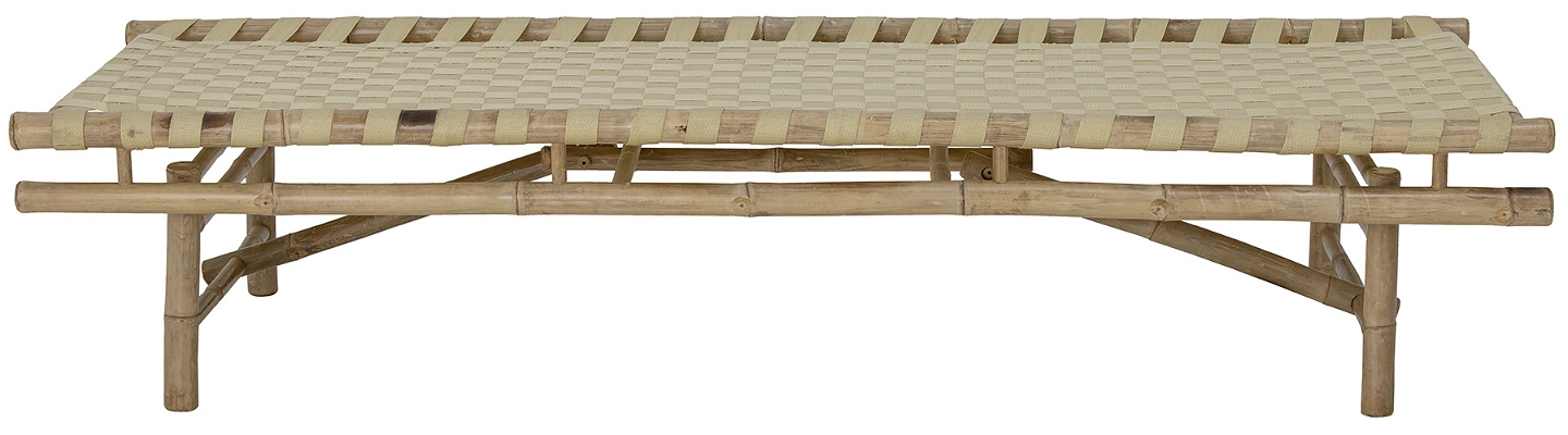 Udendørs Daybed Solseng Bloomingville Vida Bambus Natur 70x190 Cm