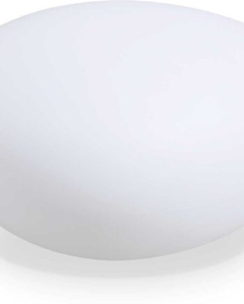 Udendørs Gulvlampe Ideal Lux Sasso Ip44 Hvid Sort H24     B32   L41 Cm Havebelysning Terrasselampe