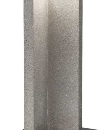 Udendørs Gulvlampe Ideal Lux Titano Granit Sort Ip55 Led 9w 3000k Varmt Hvidt Lys Havebelysning