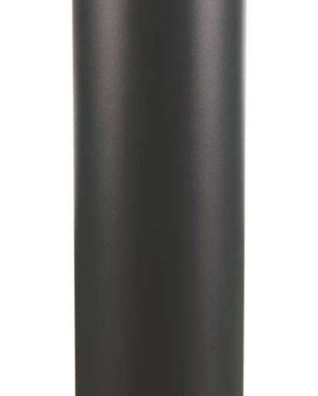 Udendørs Gulvlampe Ideal Lux Torre Terrasselampe Sort Aluminium Metal Ip44 H60 ø18 Cm