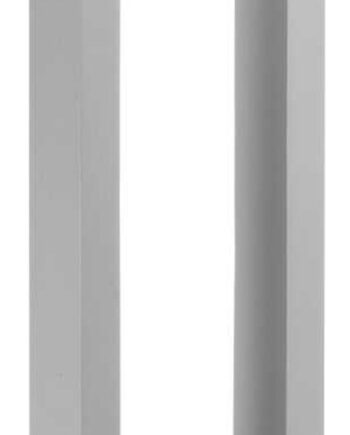 Udendørs Gulvlampe Ideal Lux Vega  Have- Og Terrassebelysning    80 Cm Grå Aluminium Og Metal Ip44