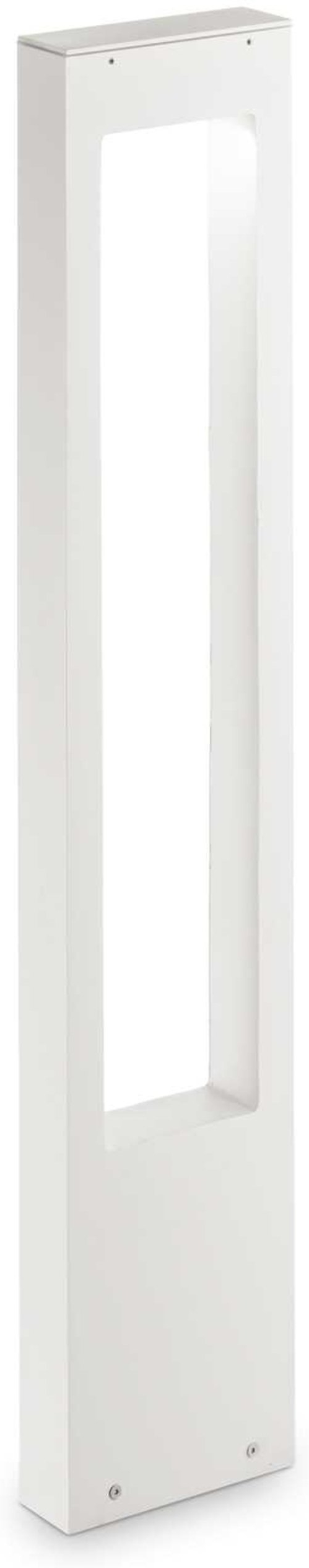 Udendørs Gulvlampe Ideal Lux Vega Ip44 80 Cm Aluminium Metal Hvid