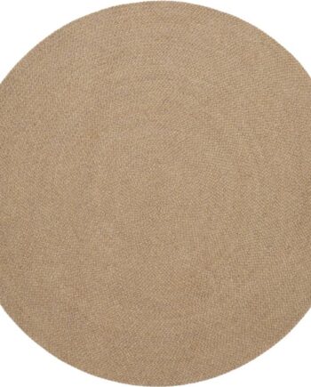Udendørs Gulvtæppe Kave Home Despas ø150 Cm Beige 100  Polypropylen Rundt Terrassetæppe