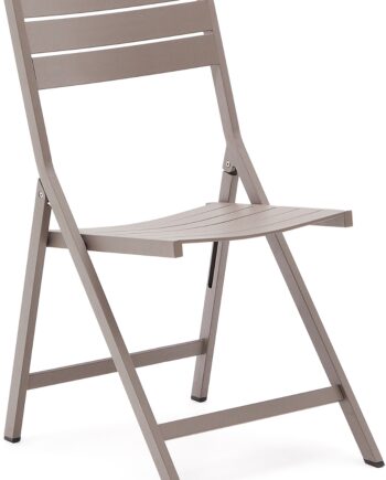 Udendørs Klapstol Kave Home Torreta Foldbar Aluminium Med Pulverlakeret Finish H85ã B46ã D57 Cm
