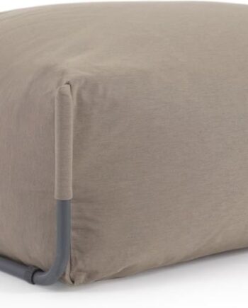 Udendørs Puf Skammel Kave Home Square  Grøn Vejrbestandig  H35ã B101ã L101 Cm