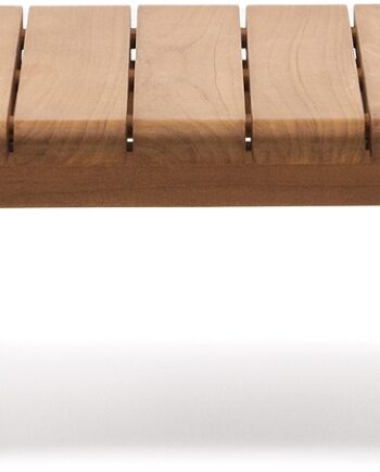 Udendørs Side- Og Loungebord Kave Home Turqueta   Massivt Teak Fsc-certificeret   70ã 70 Cm  H31 Cm