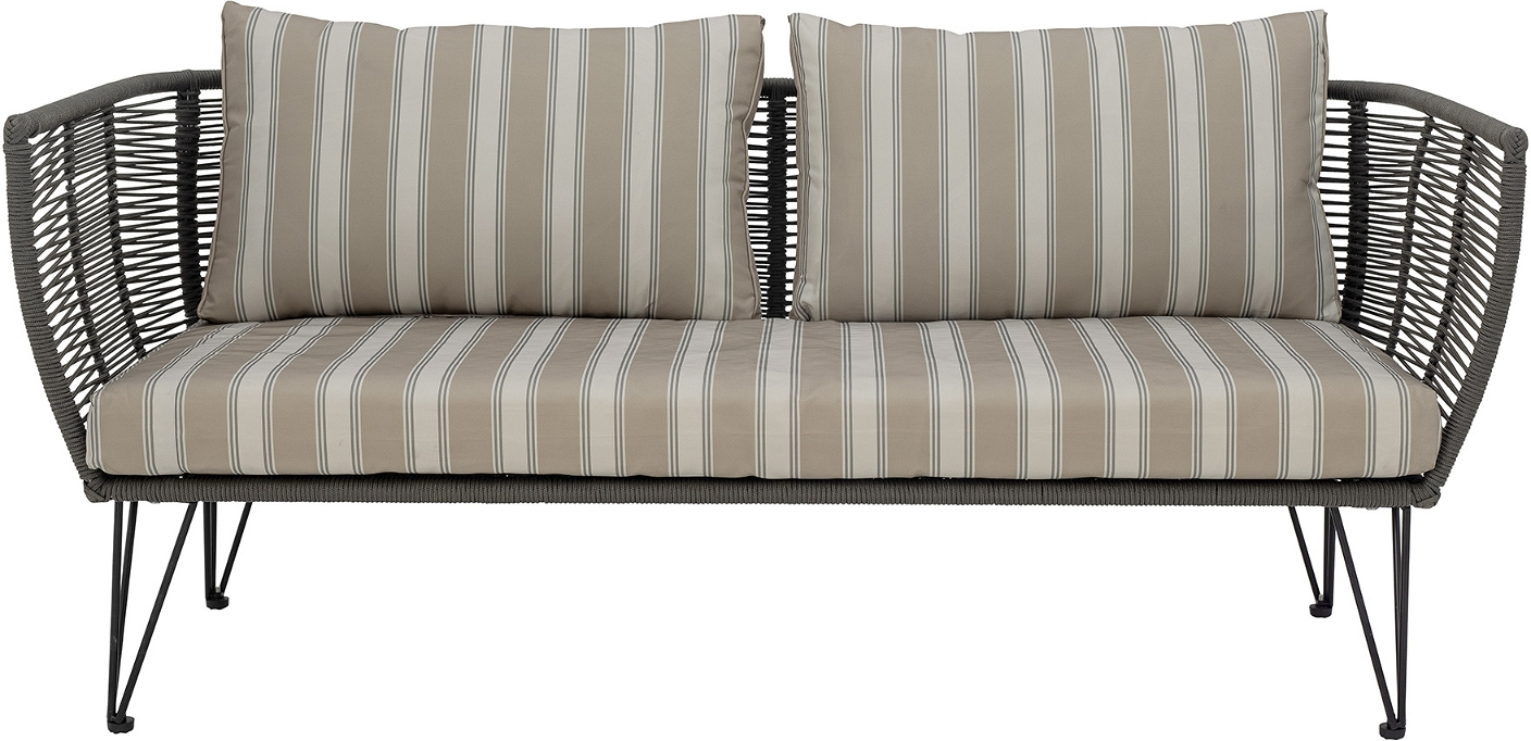 Udendørs Sofa Lounge Bloomingville Mundo   Grøn Metal L175   B74   H72 Cm