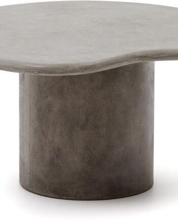 Udendørs Sofabord Kave Home Macarella Grå Fibercement 83x77x41 Cm