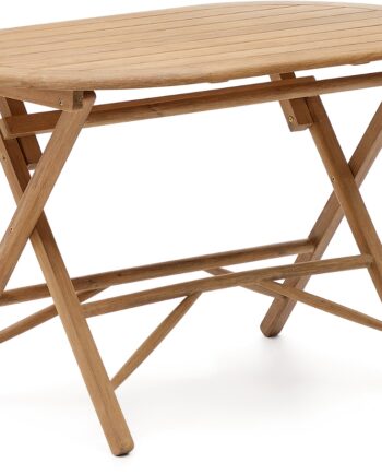 Udendørs Spisebord Kave Home Dandara Foldbart   Akacietræ 120x70 Cm