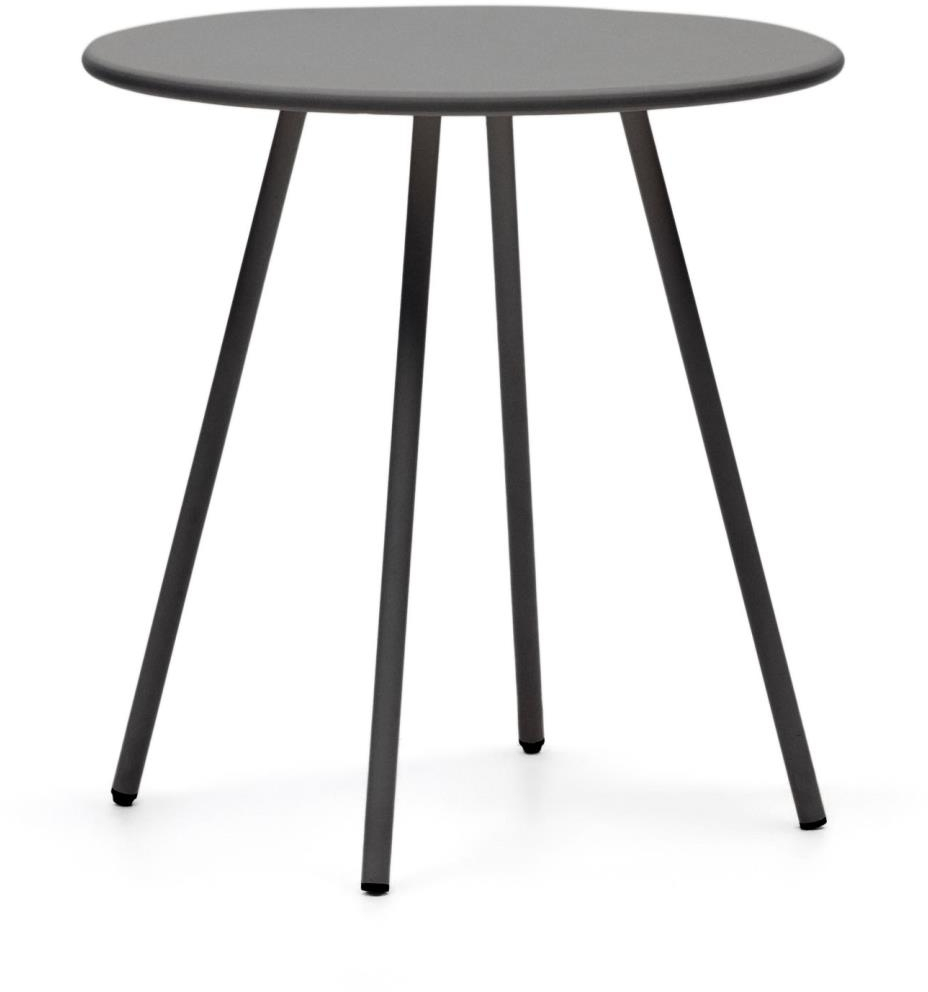 Udendørs Spisebord Kave Home Montjoi 70 70 Cm Grå Stål