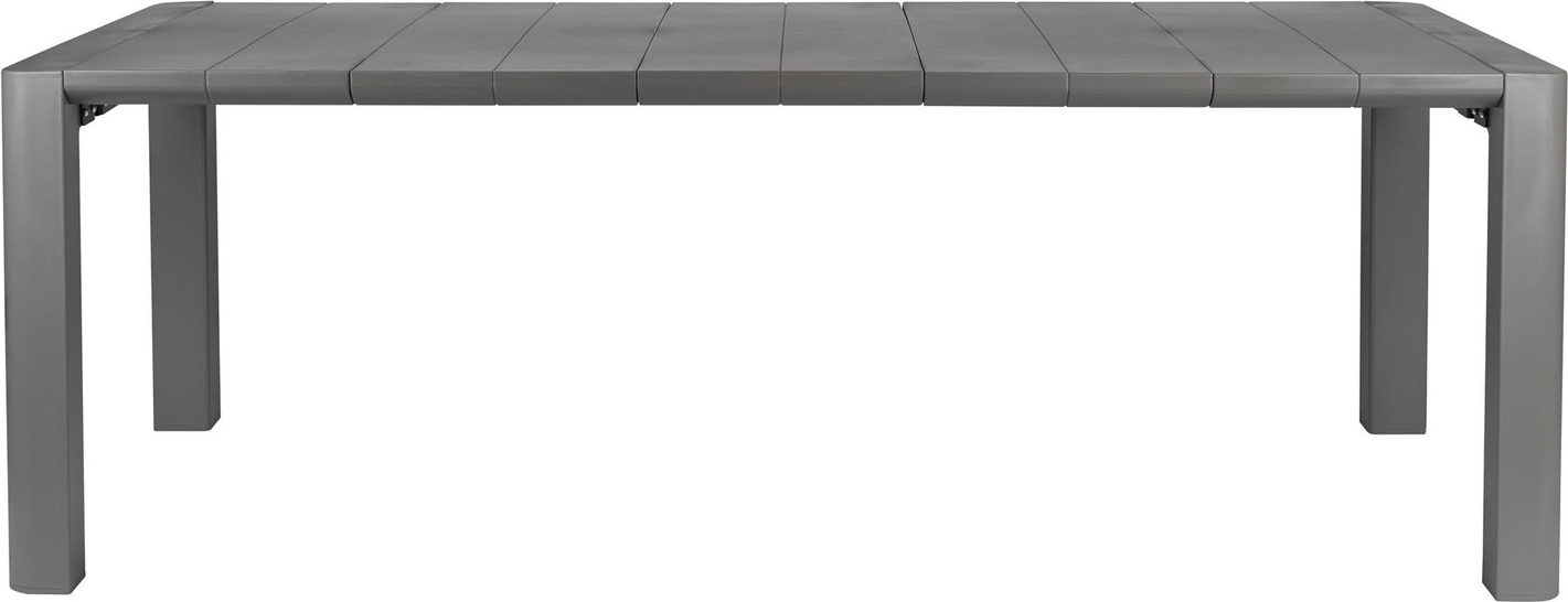 Udendørs Spisebord Studio White Alban Mørkegrå Stål 220   100 Cm