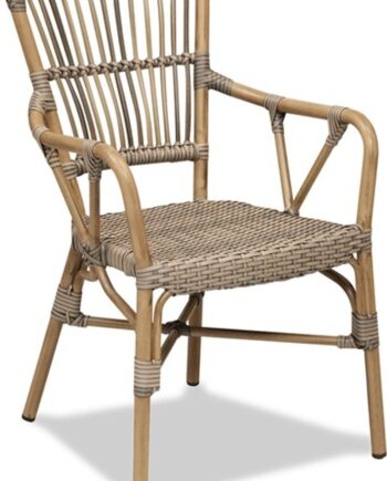 Udendørs Spisebordsstol House Of Sander Aaron Natur Aluminium H83xb54xd57 Cm