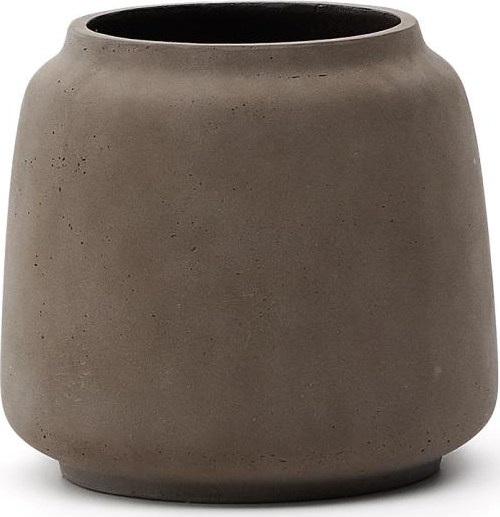 Udendørskrukke Kave Home Lira Cementfiber Terracotta Plantekrukke H36   ø40   Cm 60