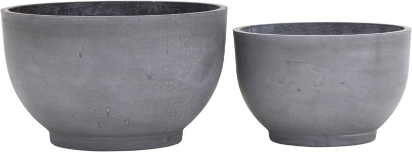 Udendørskrukker  -pak House Doctor Gard Fiberler Beton ø50   H30 Cm