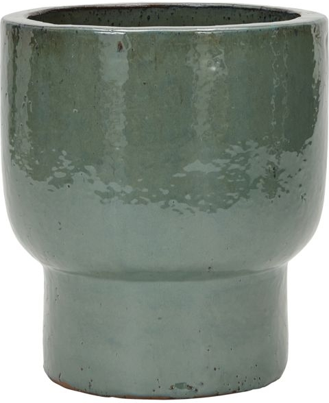 Urtepotte Krukke House Doctor Terra Lertøj ø40   H45 Cm Grøn Reaktiv Glasur