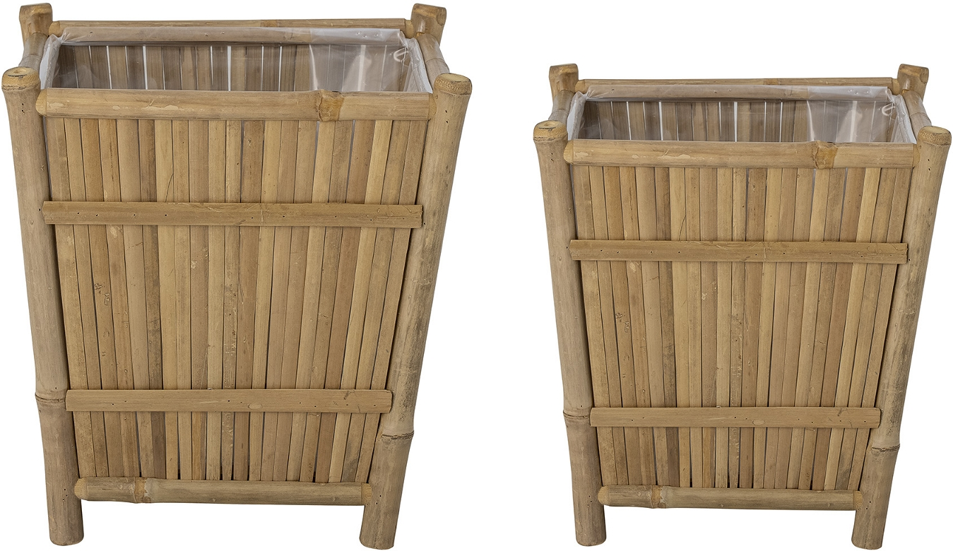 Urtepotteskjuler Bloomingville Sole   Håndvævet Bambus H52ã B51 Cm
