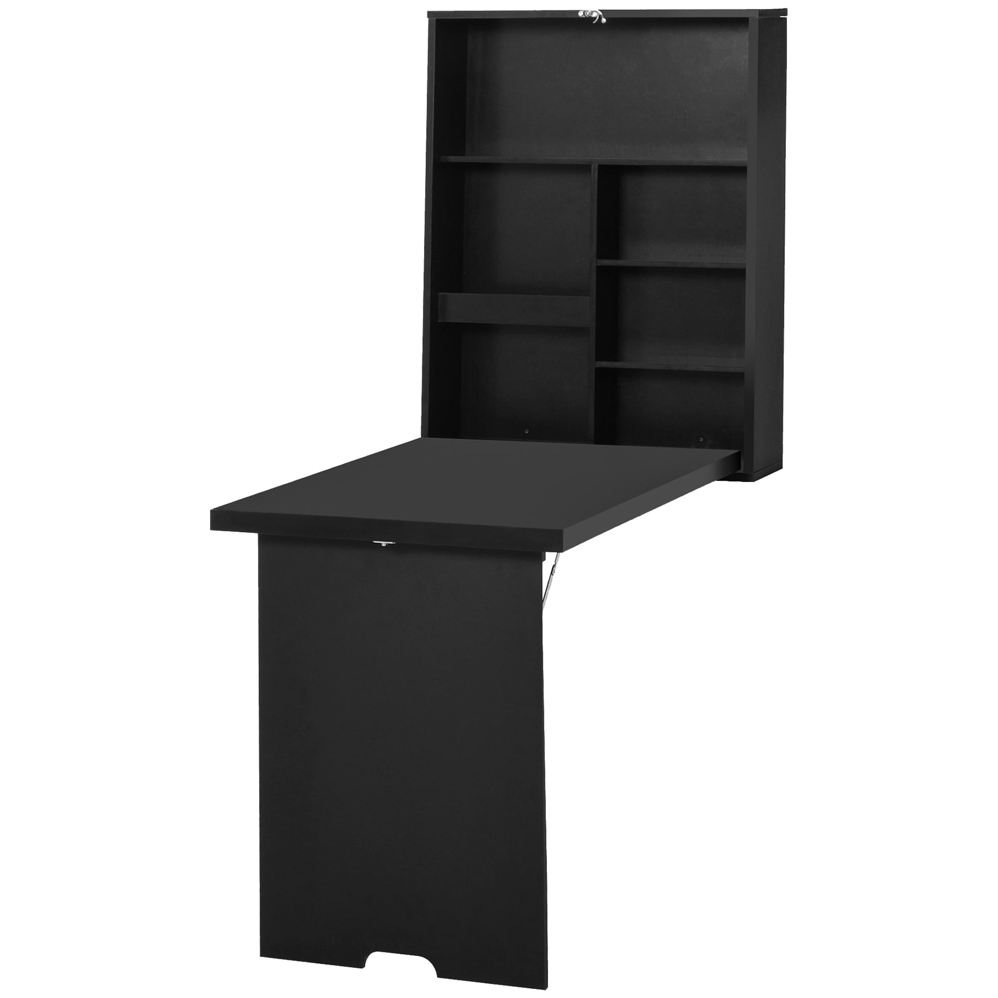 Vægklapbord  Inklusive Skrivebræt  60 Cm   94   Cm   147 Cm  Sort