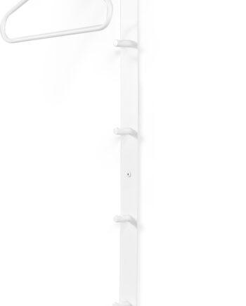 Vægmonteret Knagerække Spinder Design Arcus Bar Hvidlakeret Stål H115ã D30 Cm   Kroge  Stang