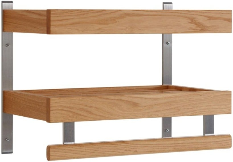 Vægmonteret  -plan Hattehylde Oscarssons Möbel Nadja   Olieret Egetræ 50x29 Cm