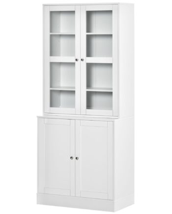 Vægreol    Hylder  76 Cm   40 Cm   178   Cm  Hvid