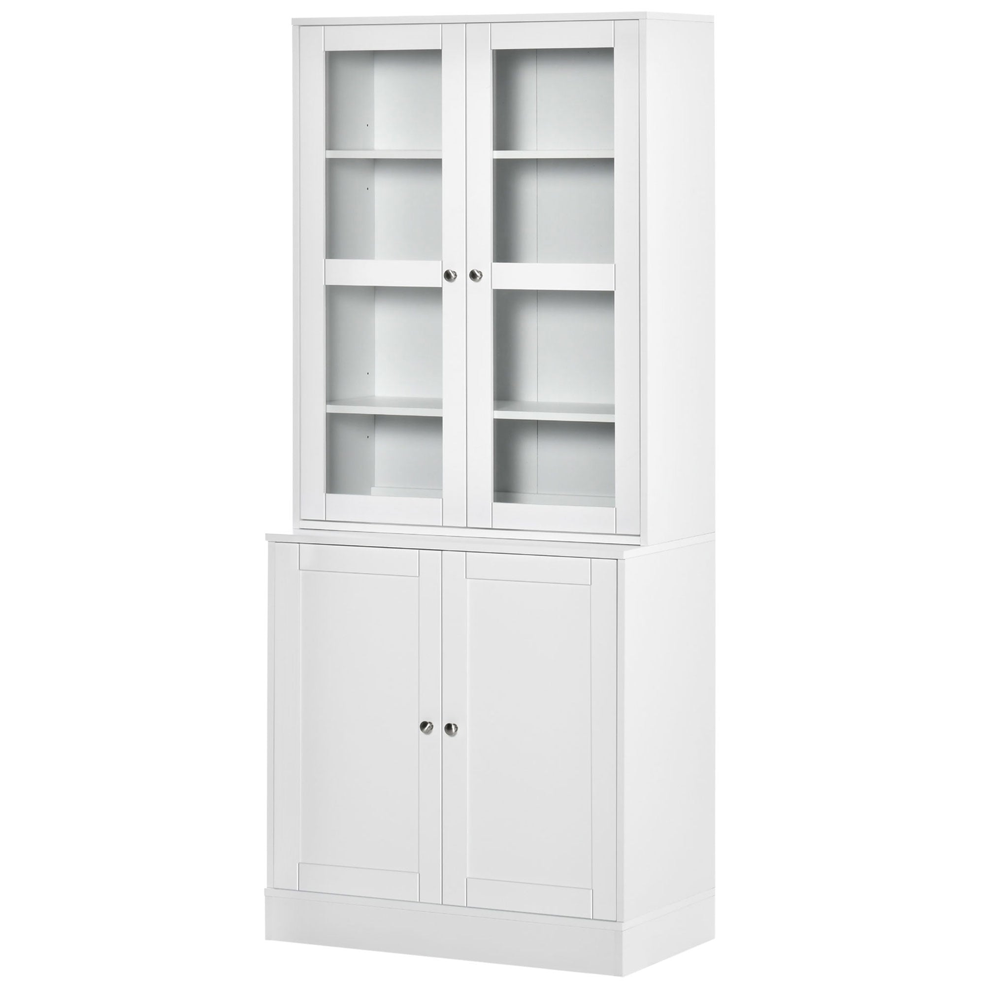 Vægreol    Hylder  76 Cm   40 Cm   178   Cm  Hvid
